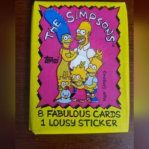 simpsons Card Pack. From 1990.new